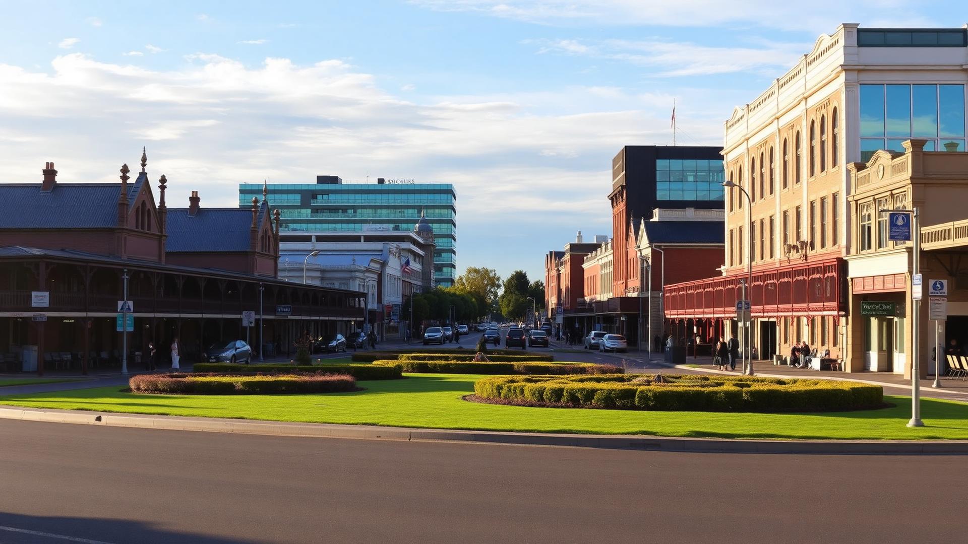 Ballarat skyline — construction site camera hire